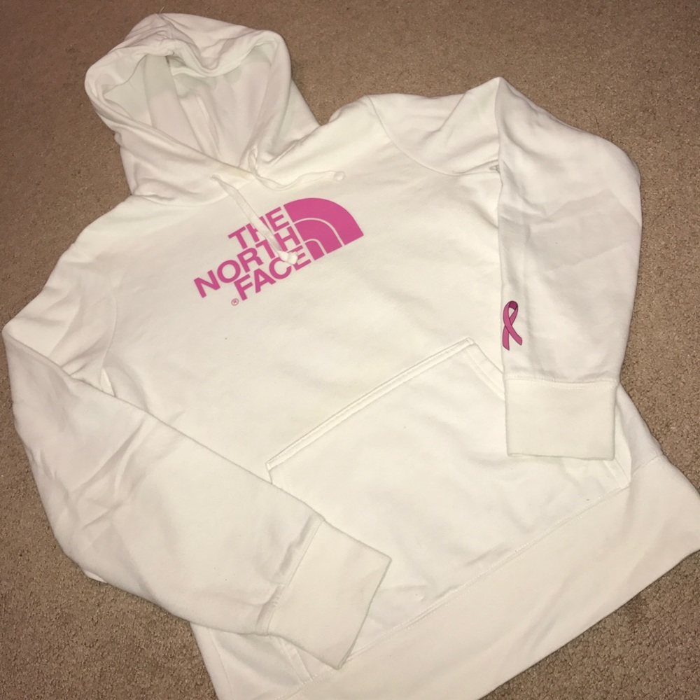 • White North Face Hoodie •