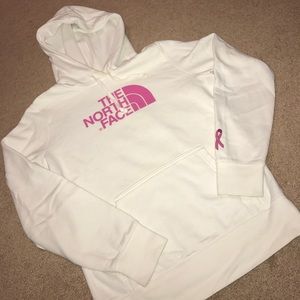 • White North Face Hoodie •