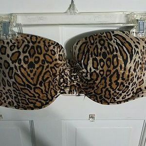 Victoria's secret leopard bikini top