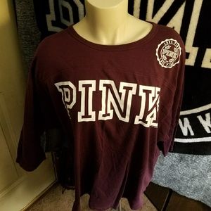 Vs pink logo T shirt