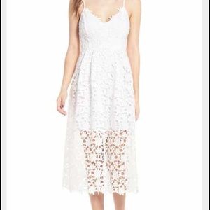ASTR the Label Lace Midi Dress