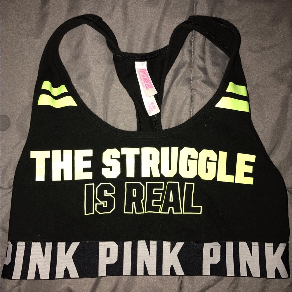 2 Pink Sports Bras