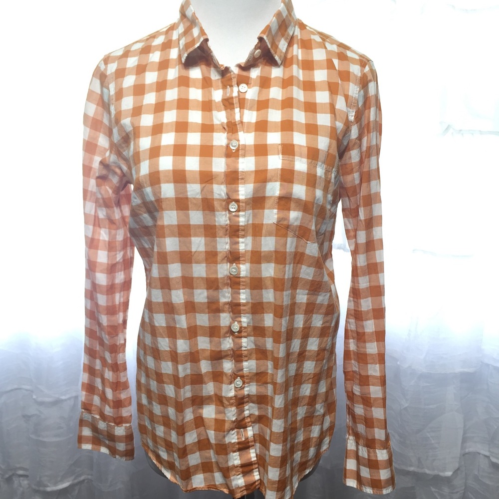 J. Crew Plaid Button Down Long Sleeve Size: 4