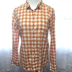 J. Crew Plaid Button Down Long Sleeve Size: 4