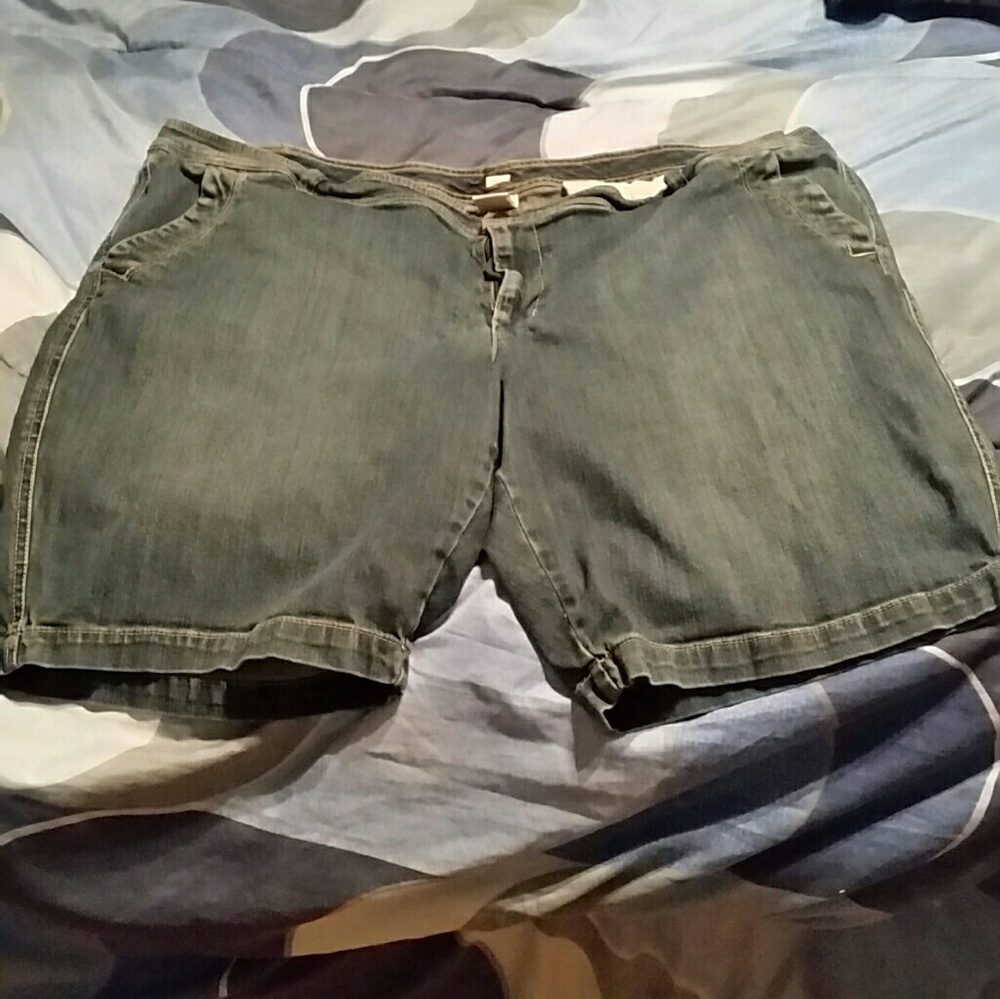Medium Wash Denim Shorts