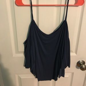 American eagle "cold shoulder" top