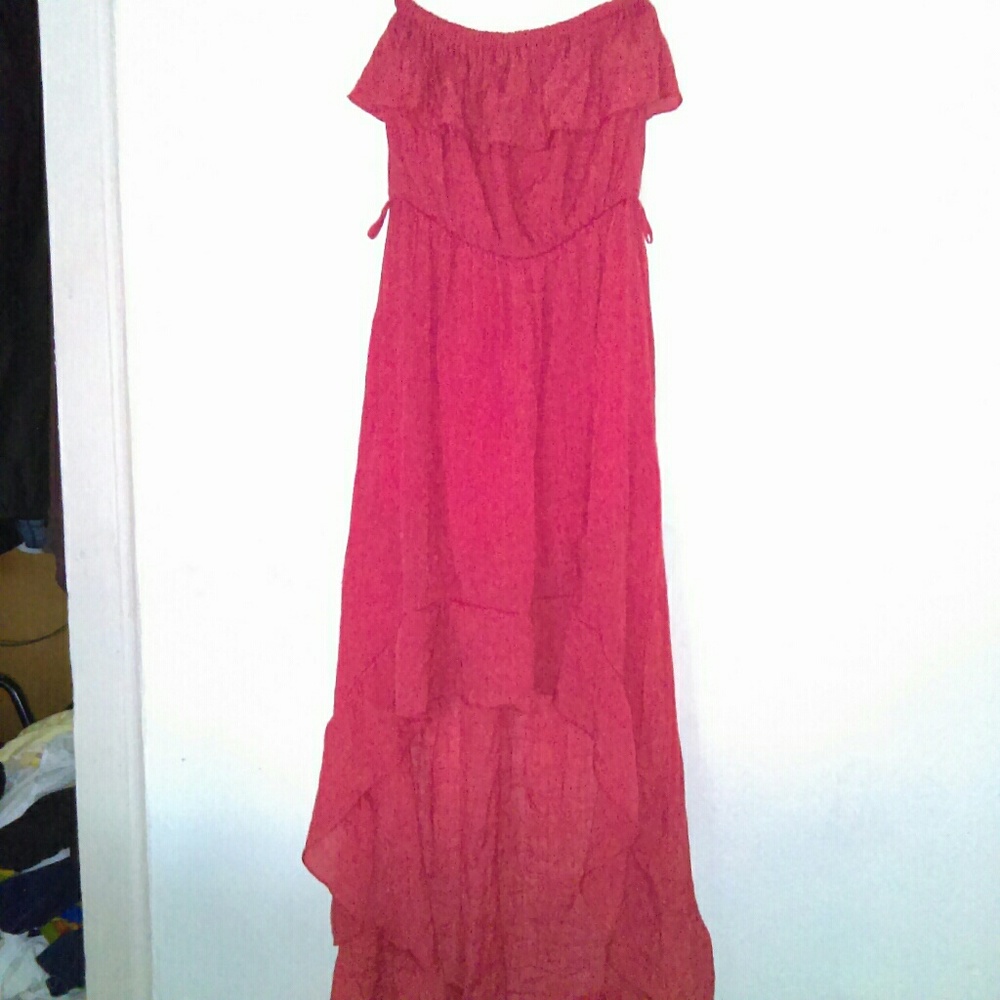Strapless long dress