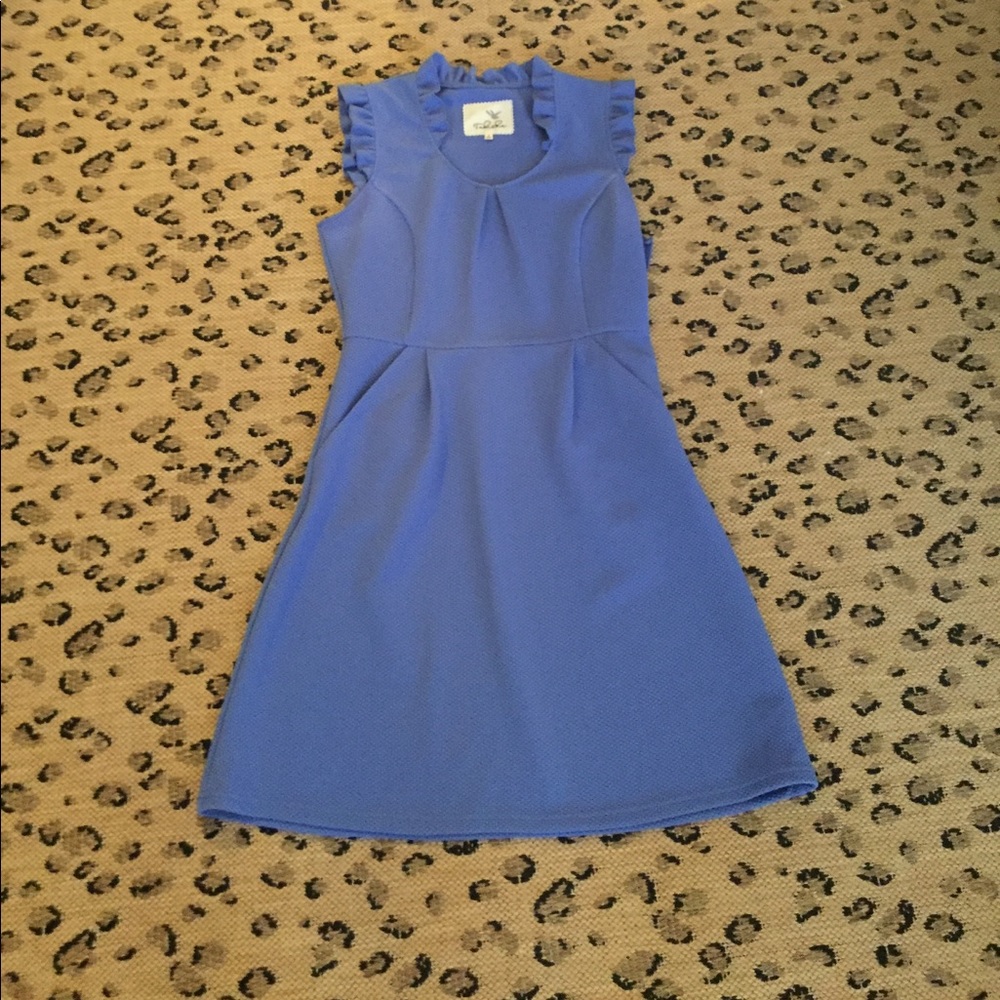 Periwinkle Ruffle Dress
