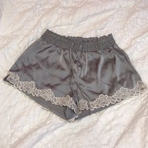 Aerie Silk Lace Shorts