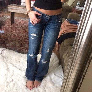 A&F Destroyed Jeans