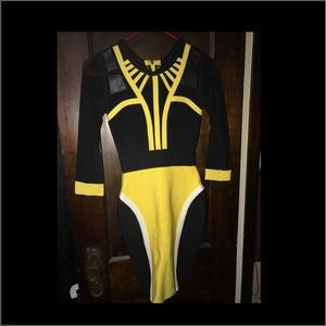 House of CB (celeb boutique) mesh bandage dress