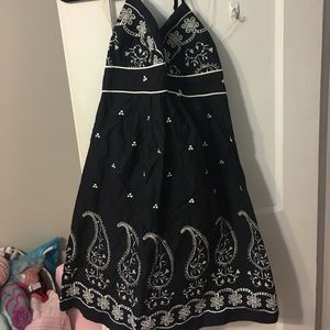 Cotton halter dress