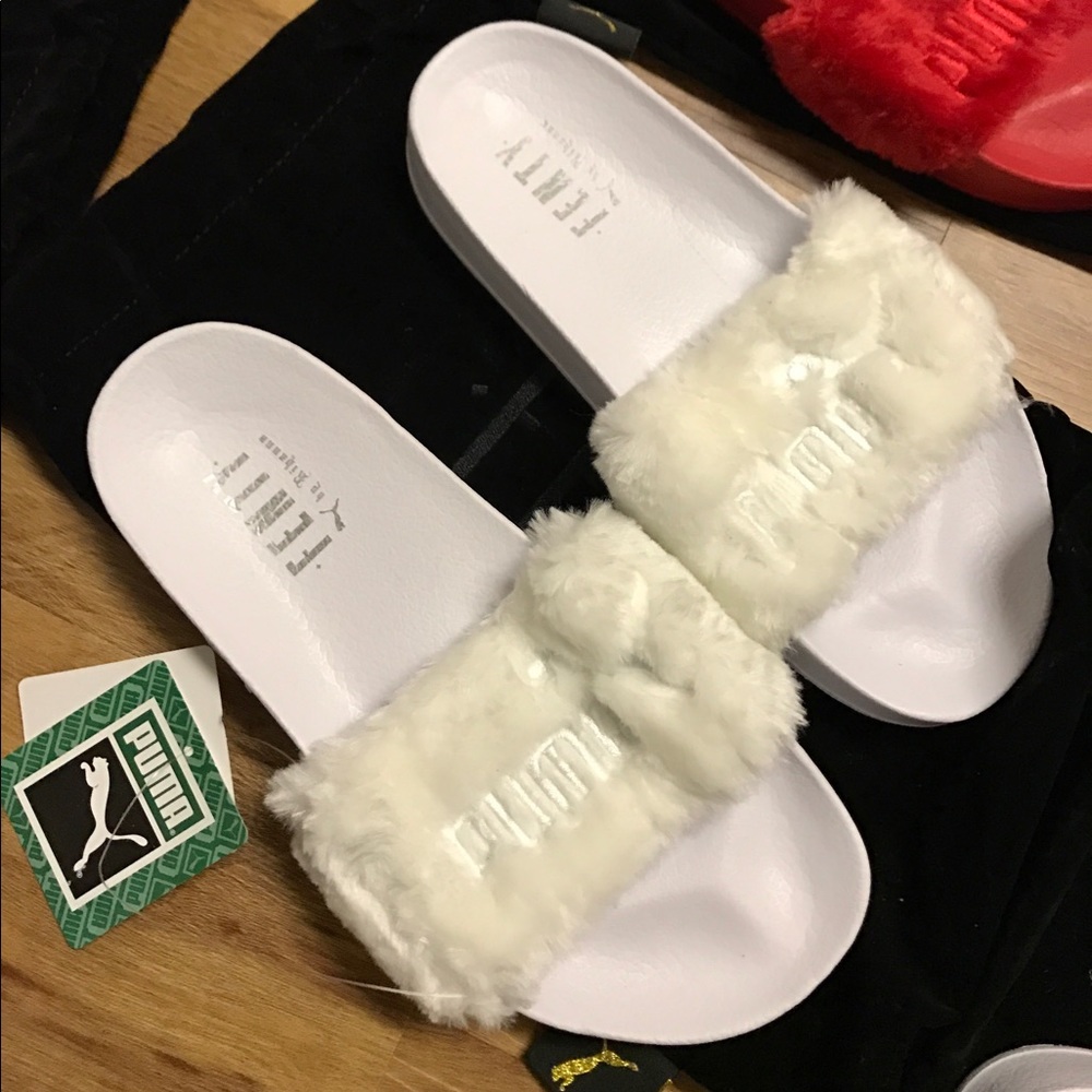 Rihanna x PUMA Leadcat Fenty Fur Slide