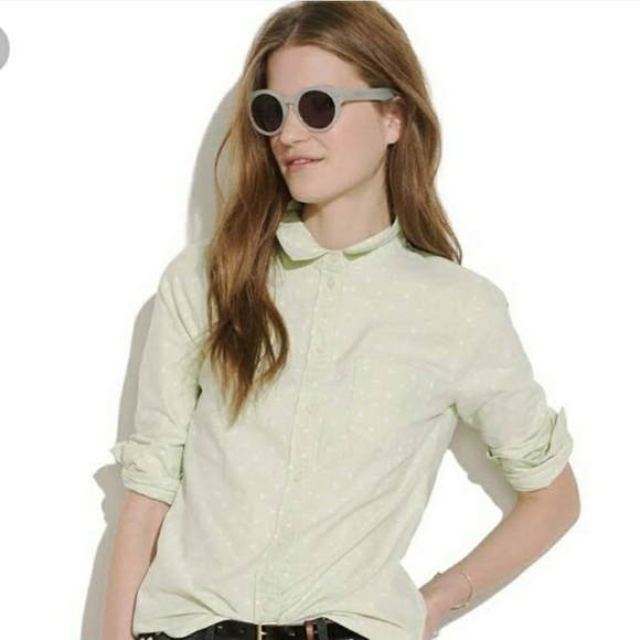 Madewell polka dot button down - Picture 1 of 6
