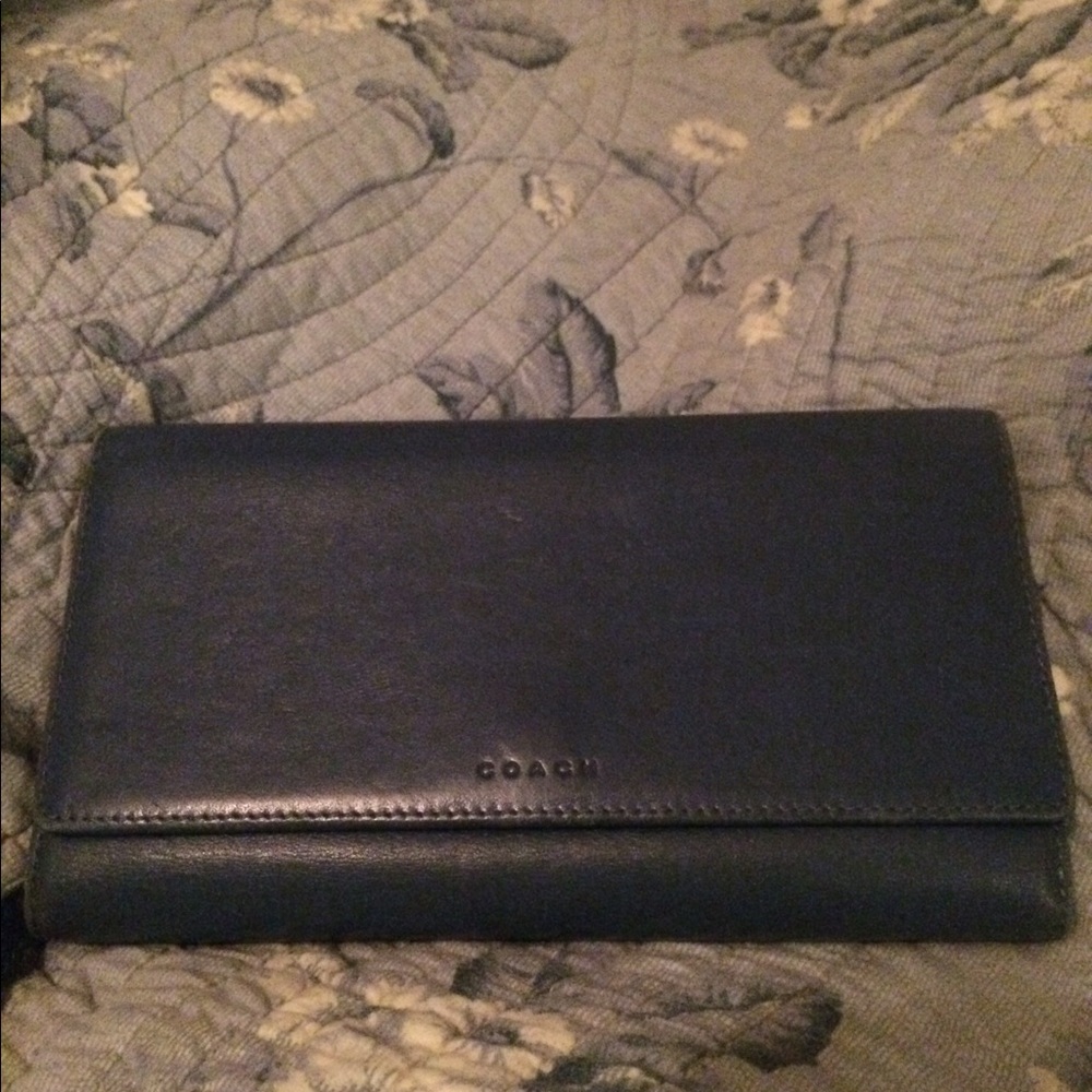 Coach leather wallet