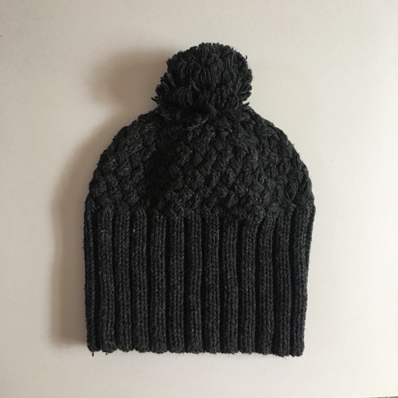 CHARCOAL BEANIE - Picture 2 of 2