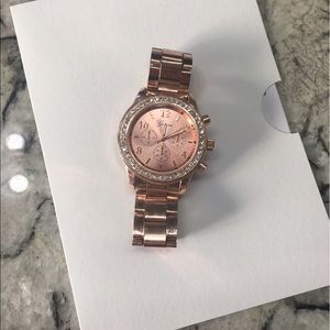 Rose gold watch