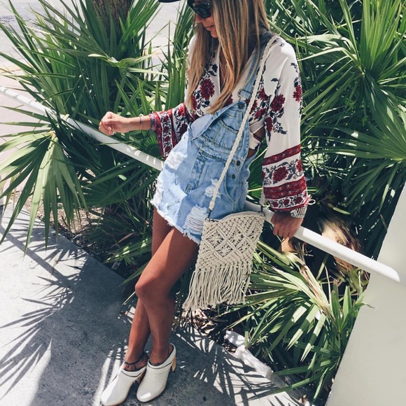 Carmar light wash denim overall skirt - Picture 2 of 7