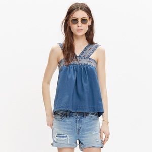 Madewell Embroidered Siesta top