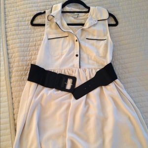 Button Up Sleeveless Dress