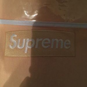 Supreme hoodie peach, medium vnds