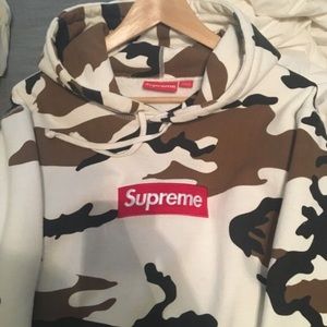Supreme box logo brown camo