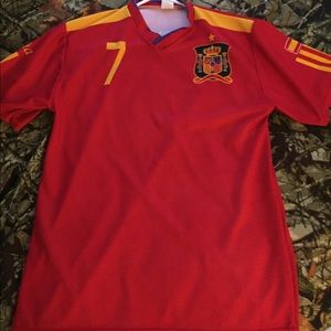 David Villa Spain Soccer Jersey