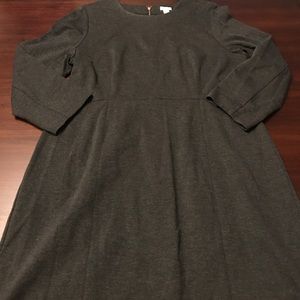 Women's 14 J. Crew Grey Dress