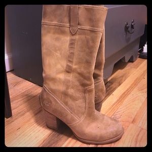 Timberland Mid-calf Leather cowboy-style boot