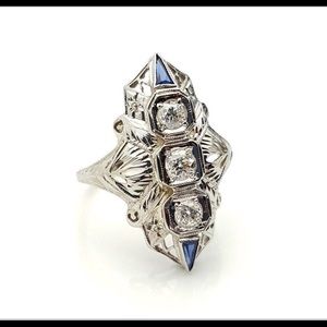 Vintage Art Deco Diamond Ring