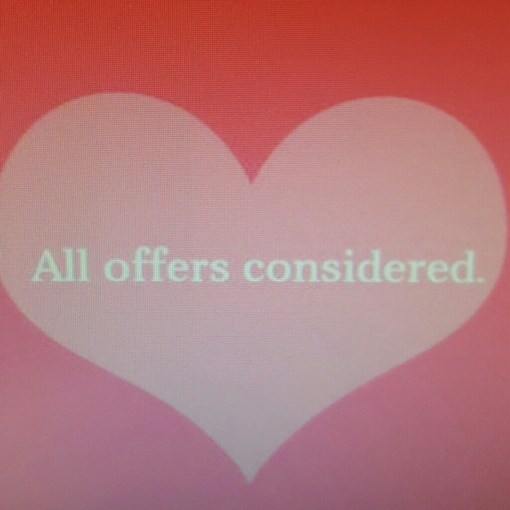 All offers will be considered