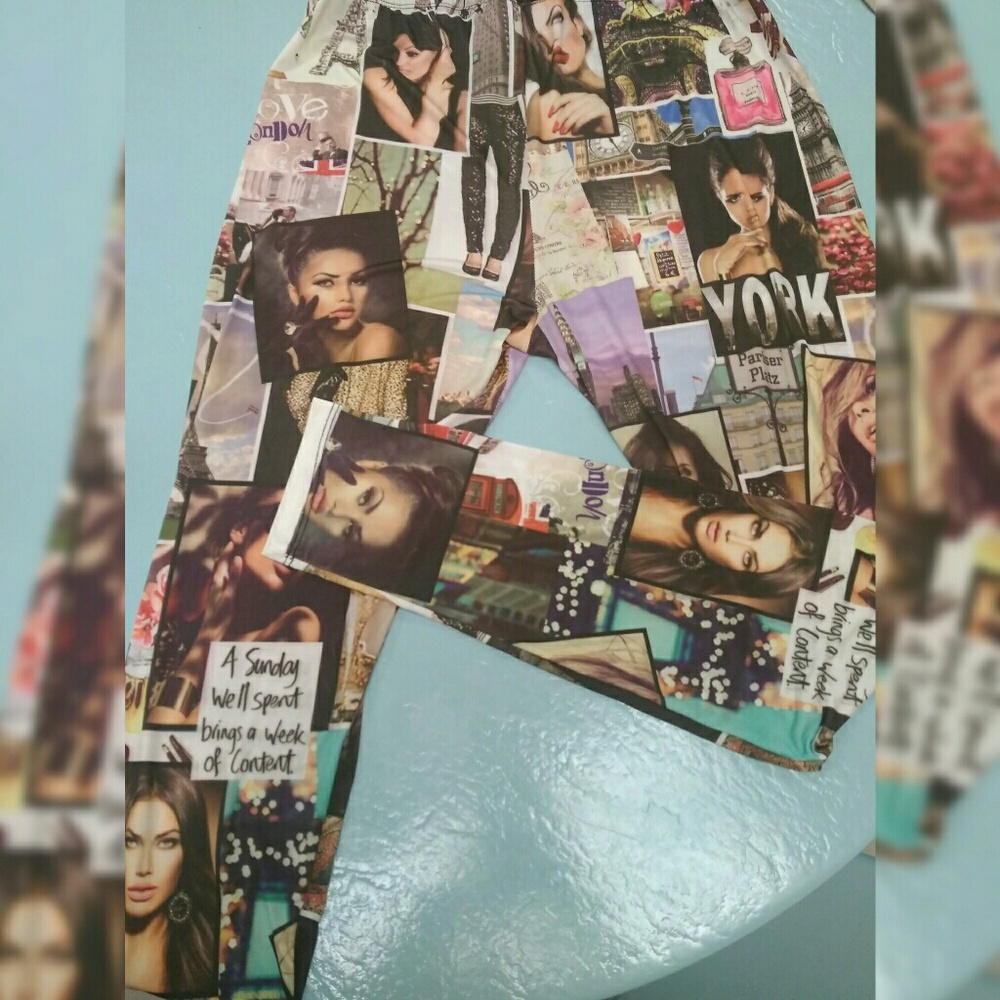 Magazine/Model Graphic Leggings