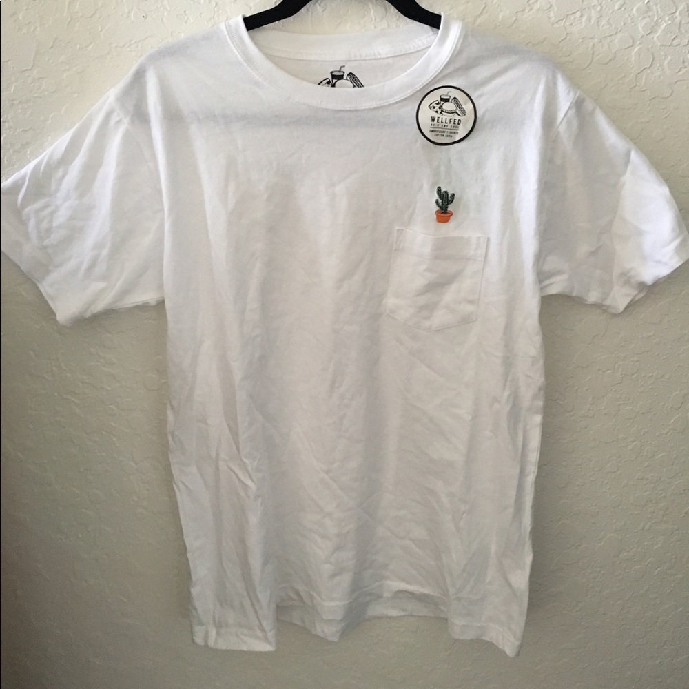Embroidered Cactus pocket tee
