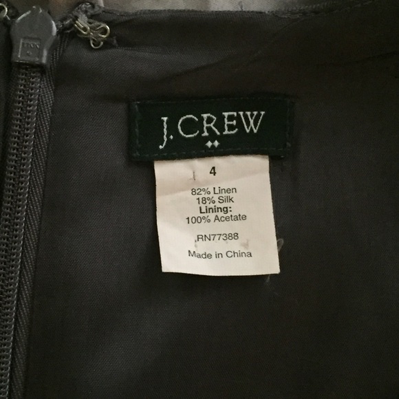 JCrew gray shift dress size 4 - Picture 5 of 5