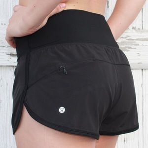 Lululemon high waisted runner shorts