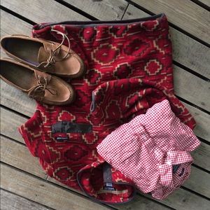 Red Aztec XS Patagonia Fleece