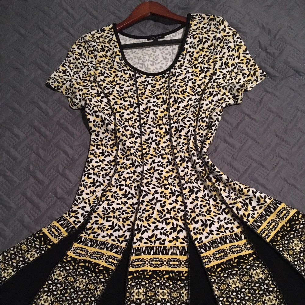 Short Sleeve Dress with Fun Print