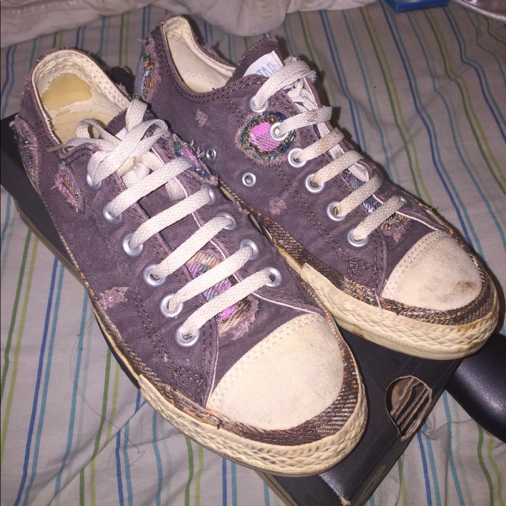 Chocolate Patchwork Converse