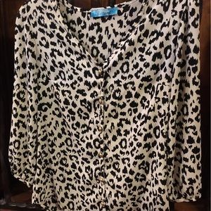 Animal Pattern Blouse