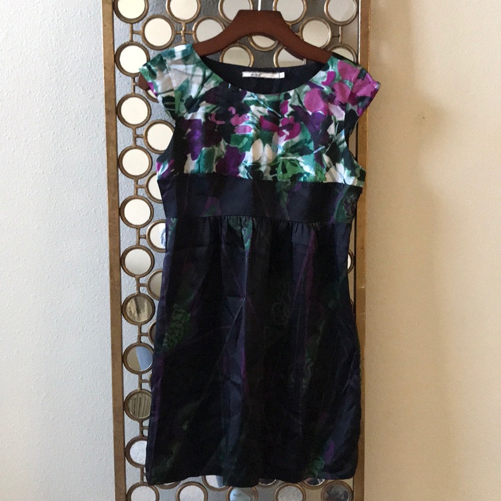 Mint 100% silk dress