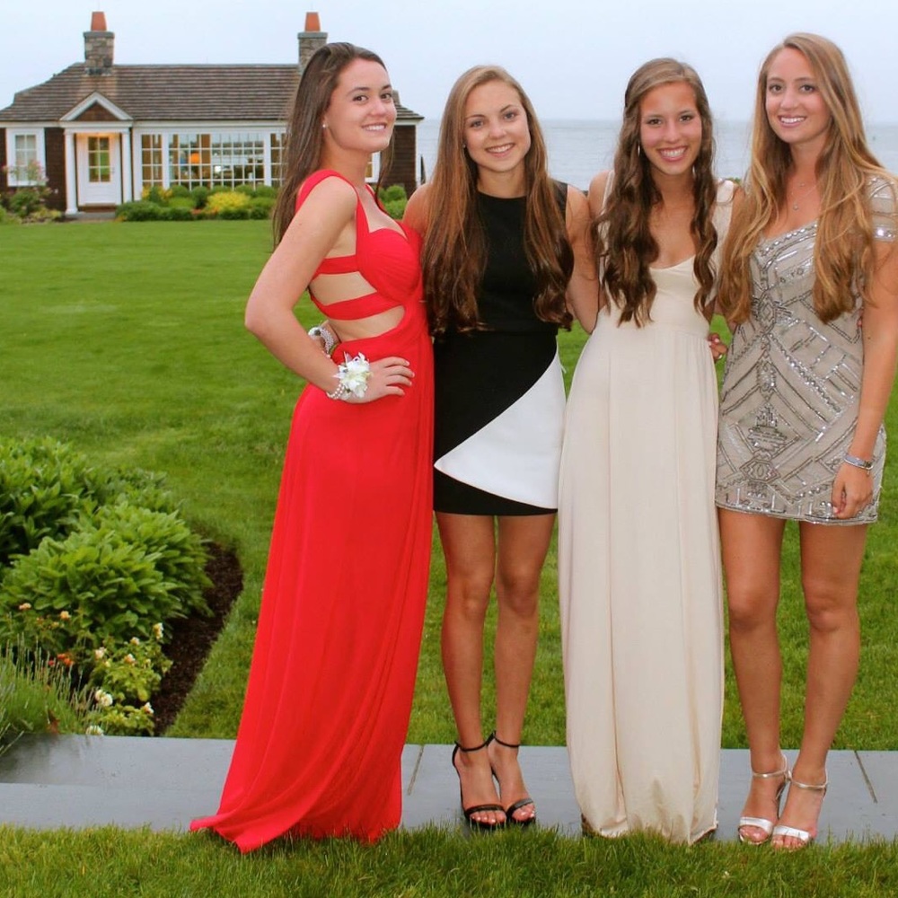 Red PROM dress