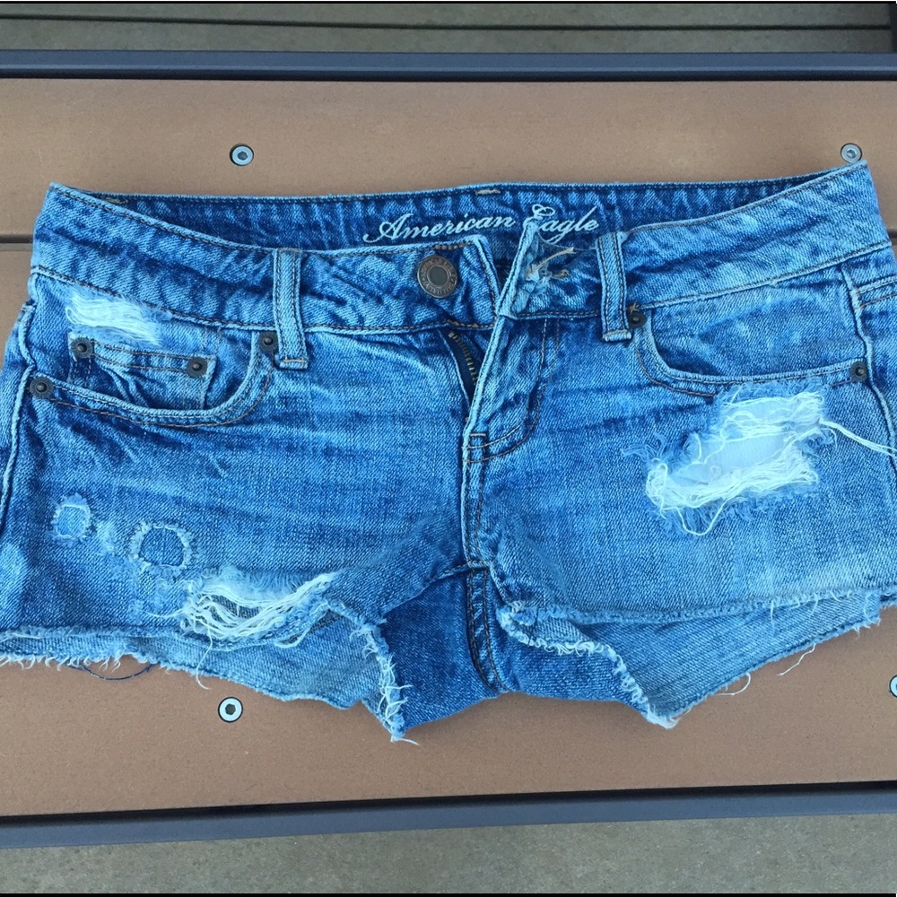 Ripped American Eagle Shorts