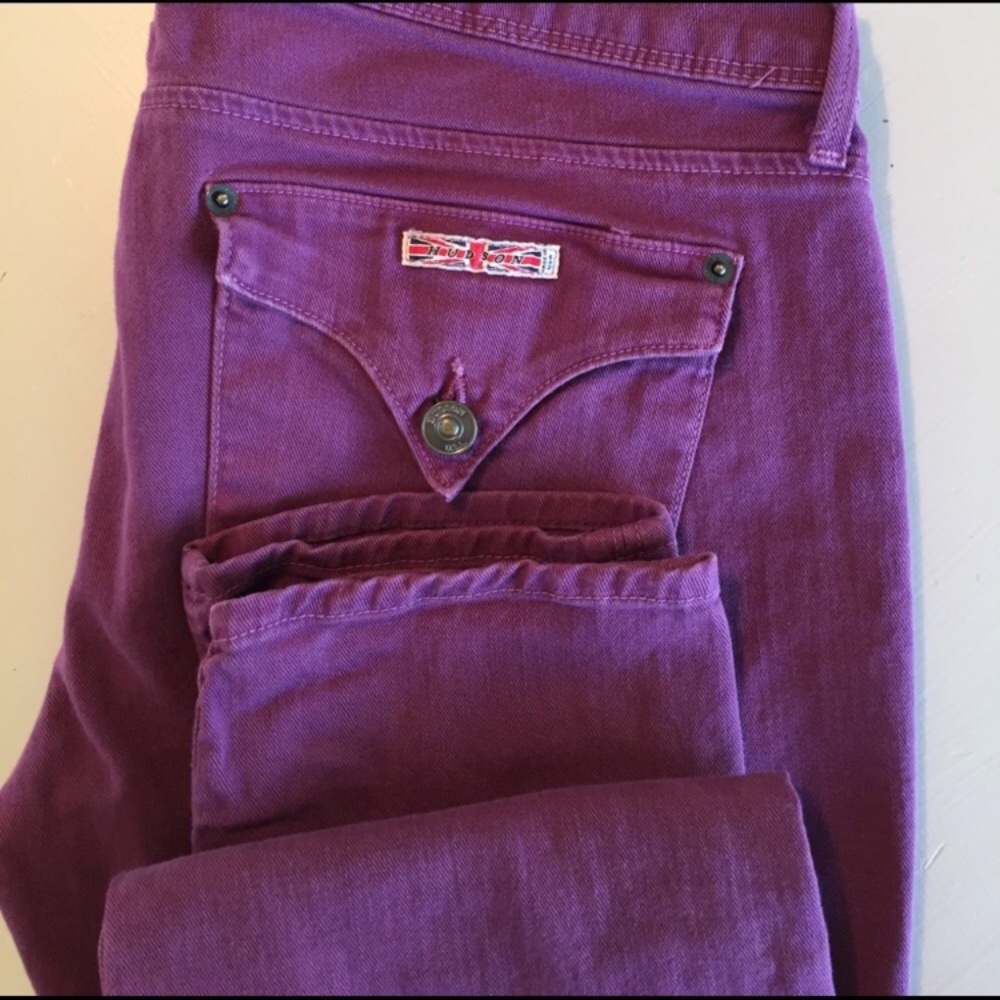 Hudson skinny purple stretch Jean, 30