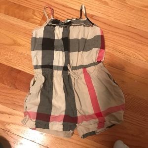 Burberry romper size 2y