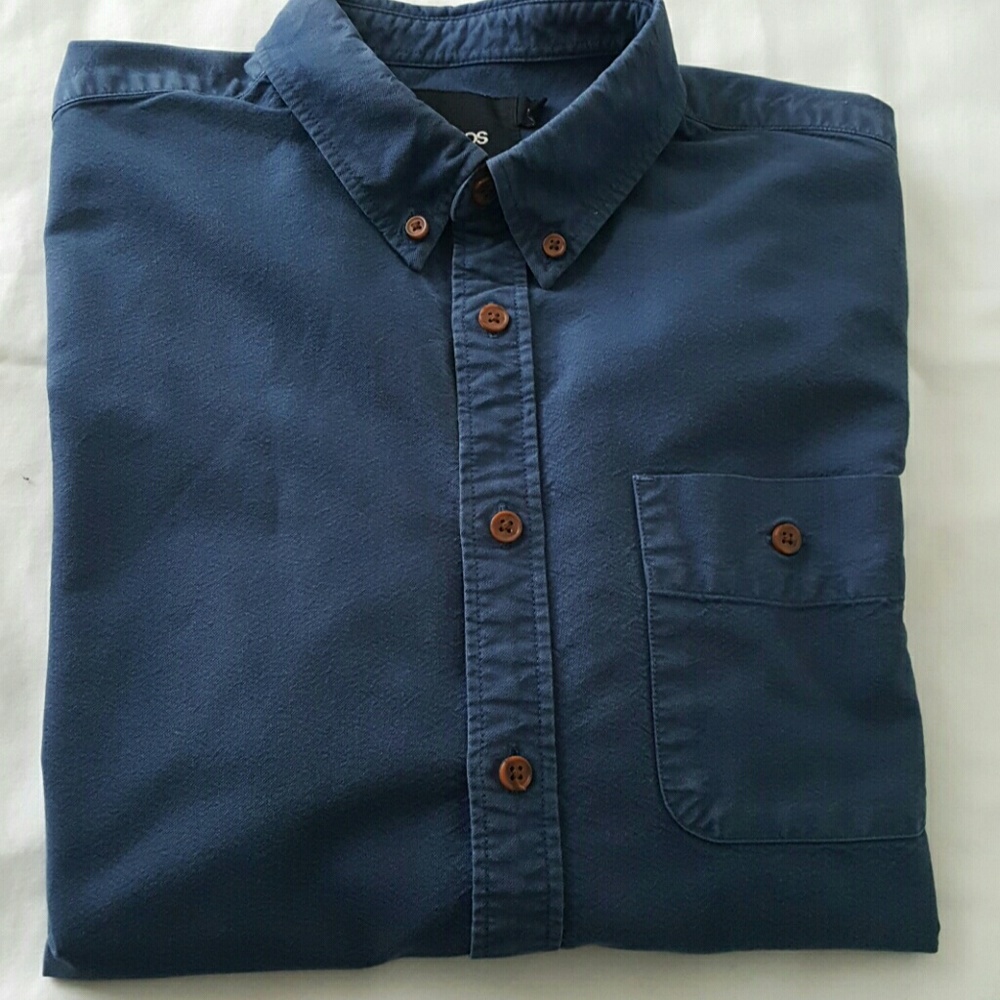 Asos dress navy blue size M