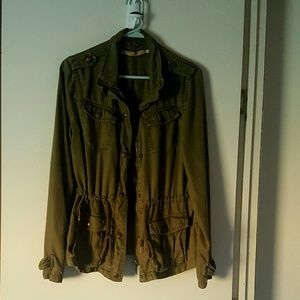 Olive military jacket