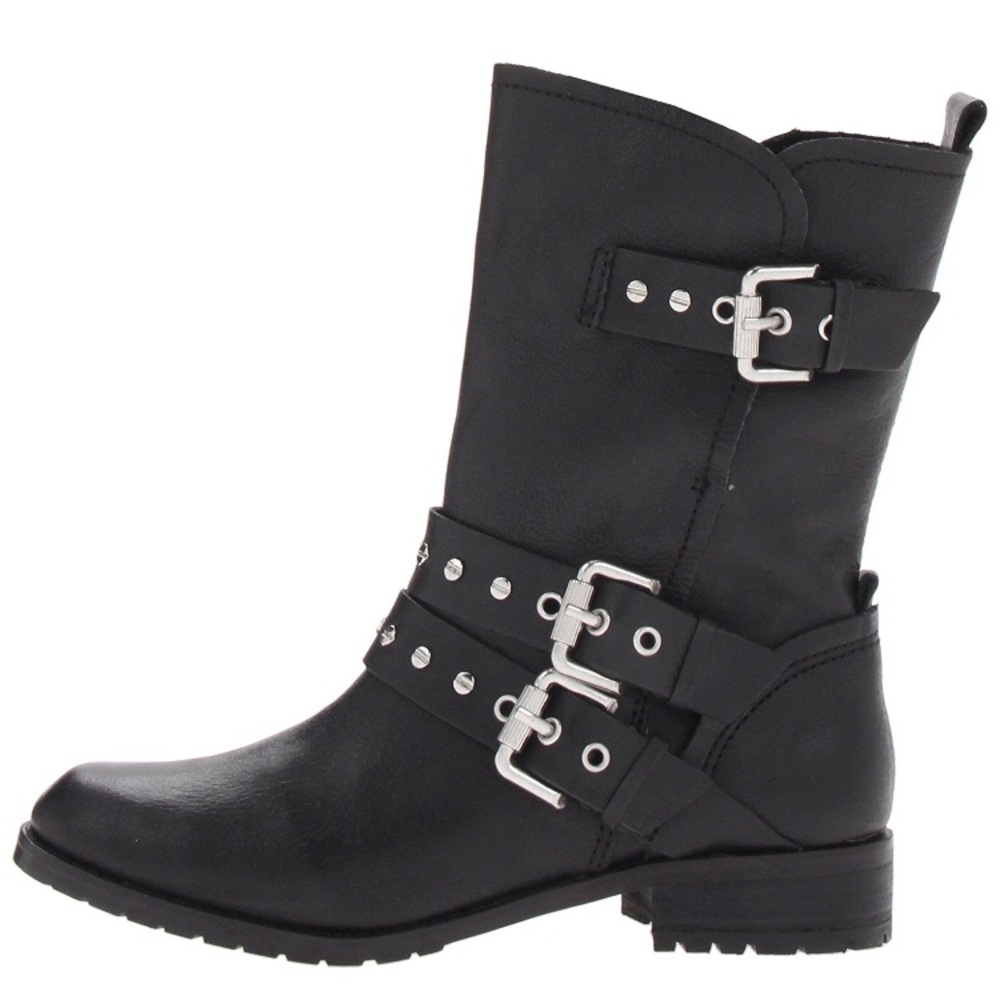Black biker boots