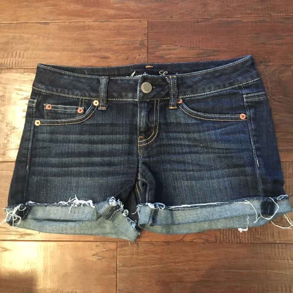 Dark Wash American Eagle Shorts