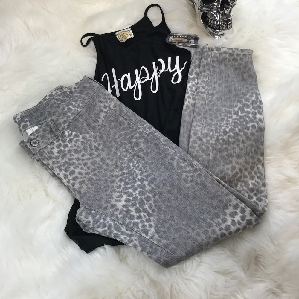 London Jean Animal print jeans