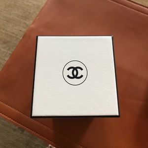 Chanel gardenia perfume box.